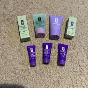 Clinique Skincare Collection in Purple and Green